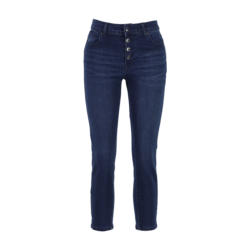 Flora 7/8 Jeans, Dark Denim