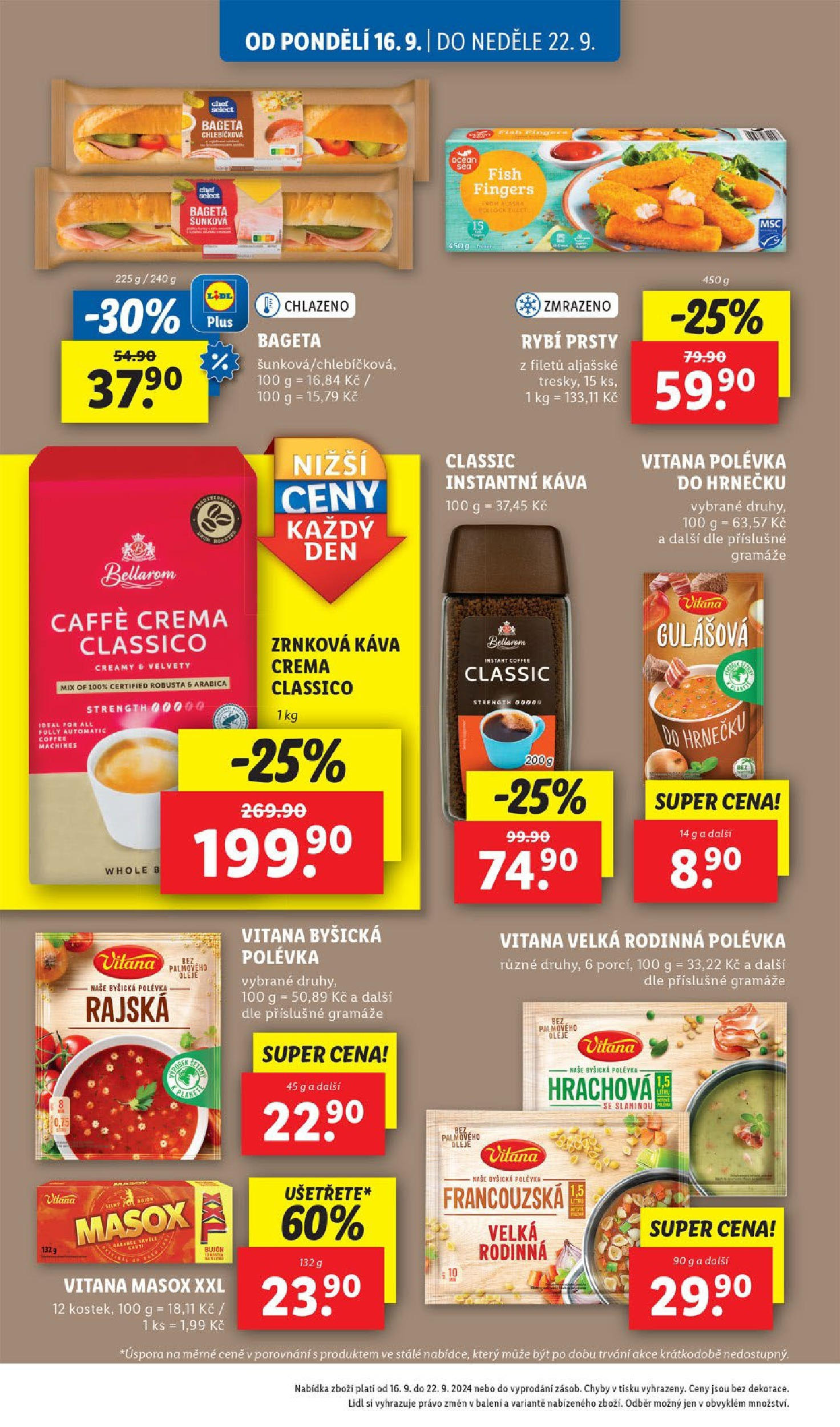 Lidl leták od 16.09.2024 - Nový akční leták | Strana: 22 | Produkty: Káva, Instantní káva, Caffè crema, Bellarom