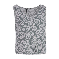 Lina Print Top, Khaki