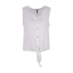 Carla Bluse, Offwhite