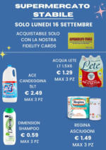 Supermercati Stabile Solo Lunedi - al 16.09.2024