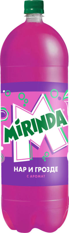 Mirinda Газирана напитка нар и грозде