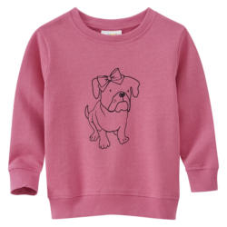 Mädchen Sweatshirt mit Hunde-Print (Nur online)