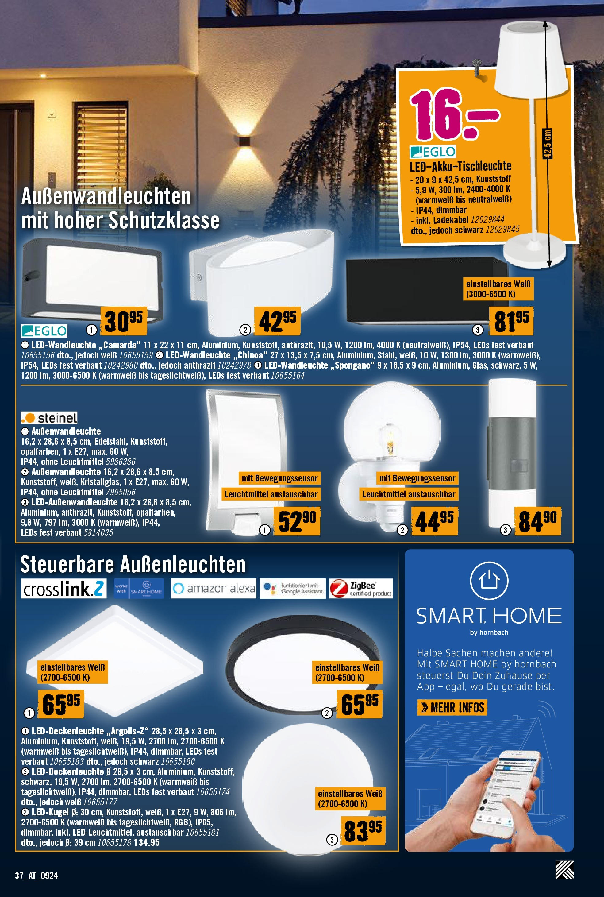 Hornbach Flugblatt von 11.09.2024 - Aktuelle Angebote | Seite: 37