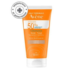 Avene Sun Cleanance SPF50+ слънцезащитен тониран крем за лице при проблемна кожа 50мл.