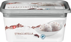 Rahmglace Stracciatella, mit Schweizer Rahm, 1 Liter