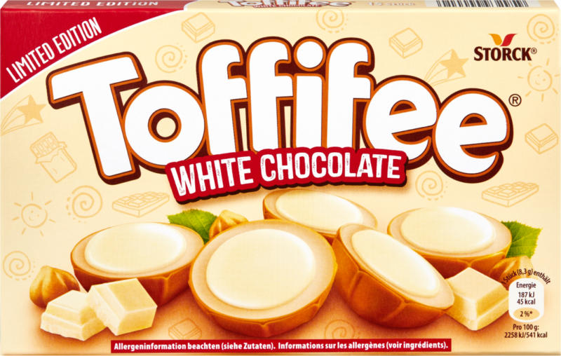 Storck Toffifee White Chocolate, 125 g