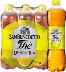 San Benedetto Ice Tea Lemon, 6 x 1,5 Liter