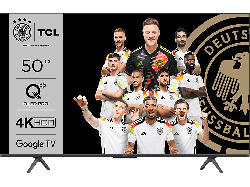 TCL 50C655 (50 Zoll 4K QLED TV mit Google und Game Master 3.0, 144Hz Motion Clarity Pro, Sprachassistent); LED QLED TV