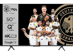 TCL 50C655 (50 Zoll 4K QLED TV mit Google und Game Master 3.0, 144Hz Motion Clarity Pro, Sprachassistent); LED QLED TV