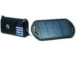 Powerplus Crow Portable FM Radio/MP3 Player mit Akku und Solar Panel