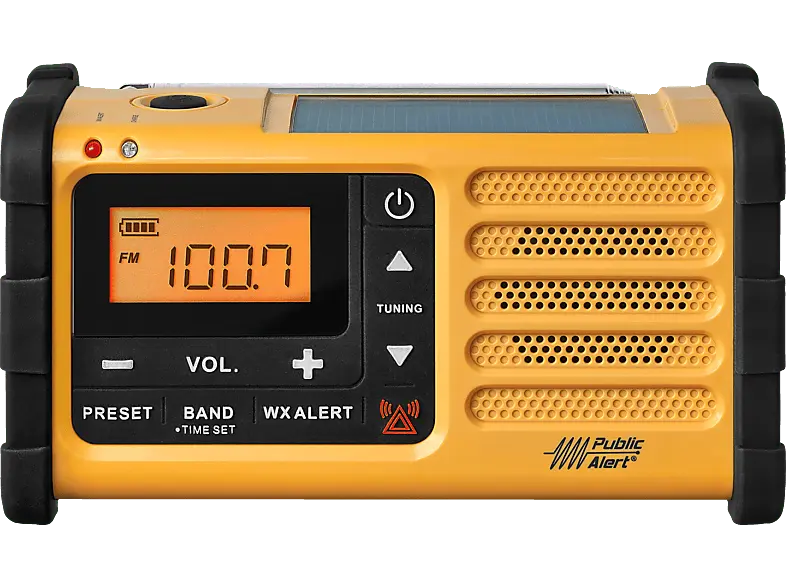 Sangean Notfallradio MMR 88 mit FM/MW, LED-SOS-Lampe, Signalton, Kurbeldynamo