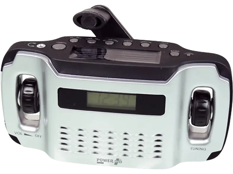 Powerplus Lynx Dynamo/Solarradio mit Taschenlampe