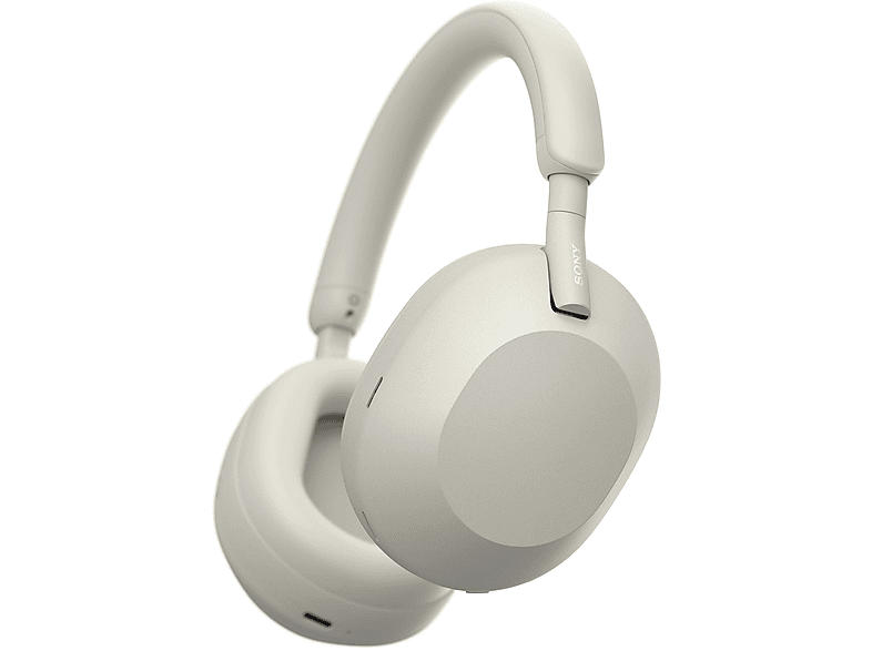 Sony WH-1000XM5 Kabellose Kopfhörer mit Noise Cancelling, 30 Stunden Akkulaufzeit, Overhead Bluetooth-Kopfhörer, kompatibel IOS und Android, Silber