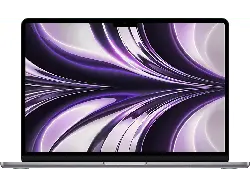 APPLE MacBook Air 13 Zoll, M2 Chip 8-Core und 10-Core GPU, 8GB RAM, 512 SSD, Space Grau (MLXX3D/A); Notebook