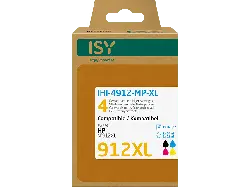 ISY Wiederaufbereitete Tintenpatronen IHI-4912-MP-XL Multipack HP 912XL