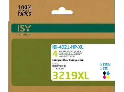 ISY Wiederaufbereitete Tintenpatrone IBI-4321-MP-XL Multipack4 Brother LC-3219XL