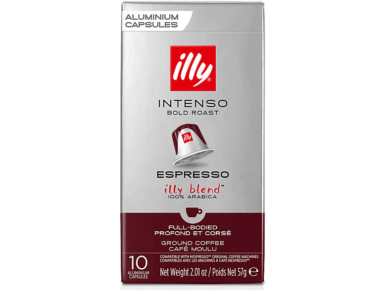 Illy Kaffeekapsel Intenso (10 Stk., Kompatibles System: Nespresso); Kaffeekapseln (für Nespresso®) 10 Stück