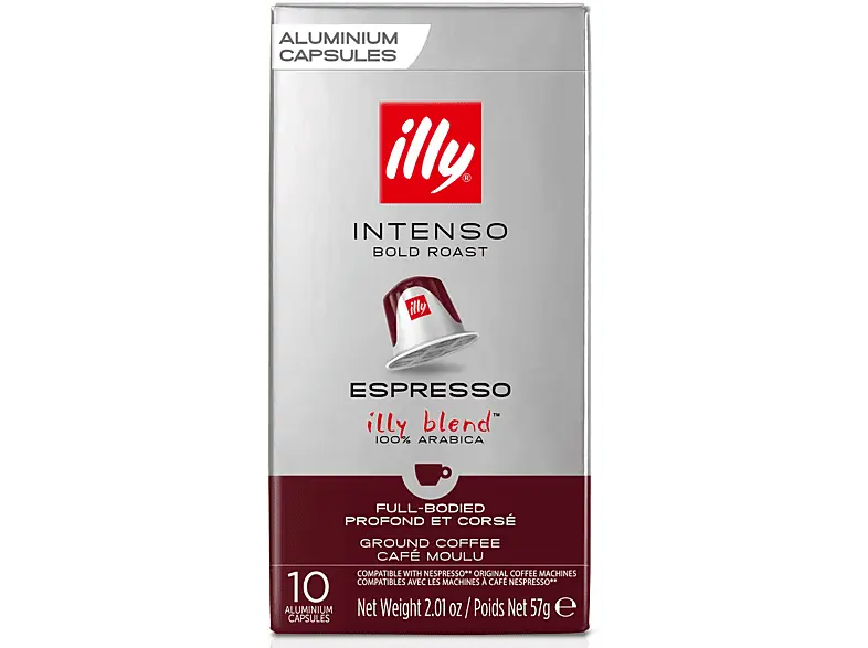Illy Kaffeekapsel Intenso (10 Stk., Kompatibles System: Nespresso); Kaffeekapseln (für Nespresso®) 10 Stück