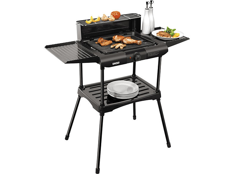 Unold 58565 Vario Barbecue-Griller, Schwarz (1600 Watt)