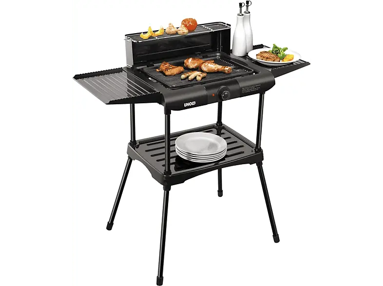 Unold 58565 Vario Barbecue-Griller, Schwarz (1600 Watt)