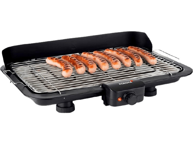 Korona 46117 Barbecue Tischgrill XXL, Schwarz (2200 Watt)