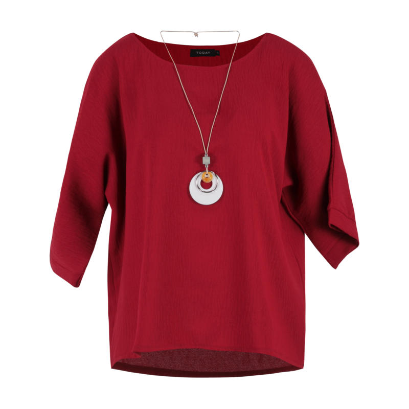 Emi Shirt, Indian Red