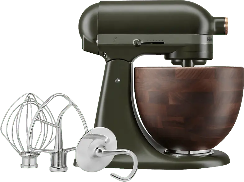 Kitchen Aid 5KSM180WSeeG Evergreen Küchenmaschine mit kippbarem Motorkopf (Rührschüsselkapazität: 4.7 l, 300 Watt)