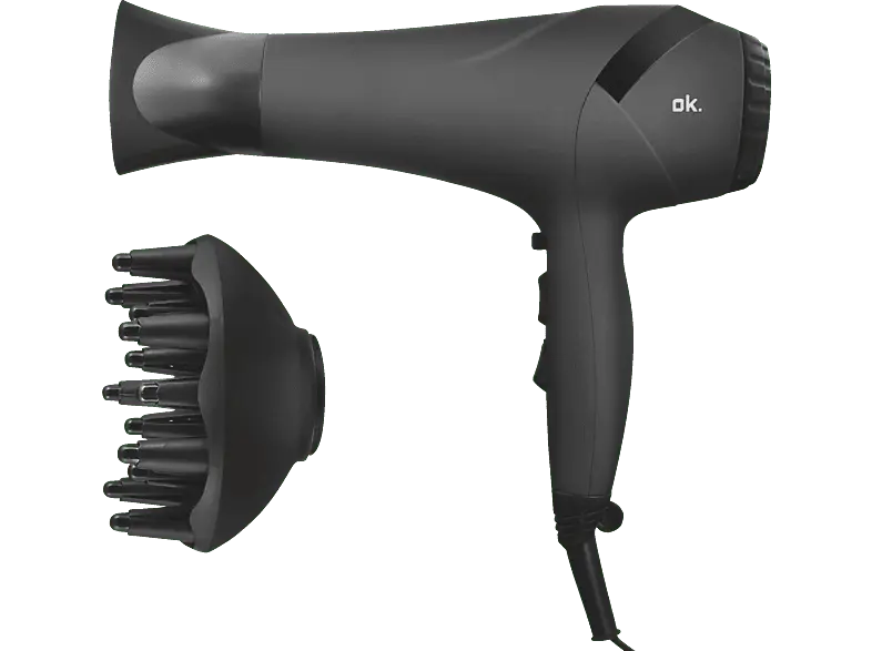 ok. OHD 4211 B Haartrockner Schwarz (2200 Watt)