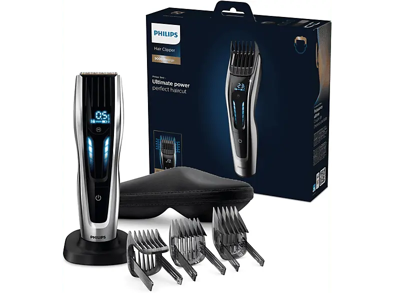 Philips Haarschneider Series 9000 HC9450/20, silber/schwarz