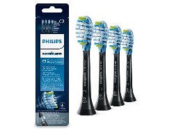 Philips HX9044/33 Sonicare Premium Plaque Defense Schwarz Aufsteckbürsten