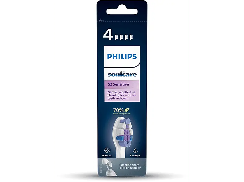 Philips HX6054/10 Sensitive Sonicare Bürstenköpfe 4er
