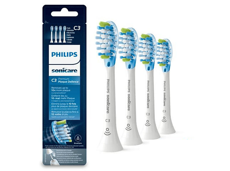 Philips HX9044/17 Sonicare Premium Plaque Defense 4er Aufsteckbürsten