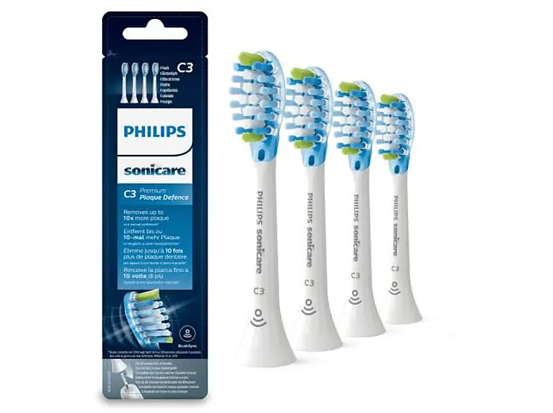 Philips HX9044/17 Sonicare Premium Plaque Defense 4er Aufsteckbürsten