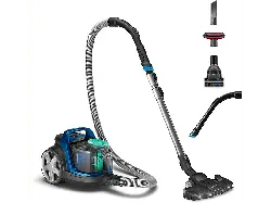 Philips FC9557/09 Staubsauger (77 dB(A), maximale Leistung: 900 Watt, Hochglanzschwarz)