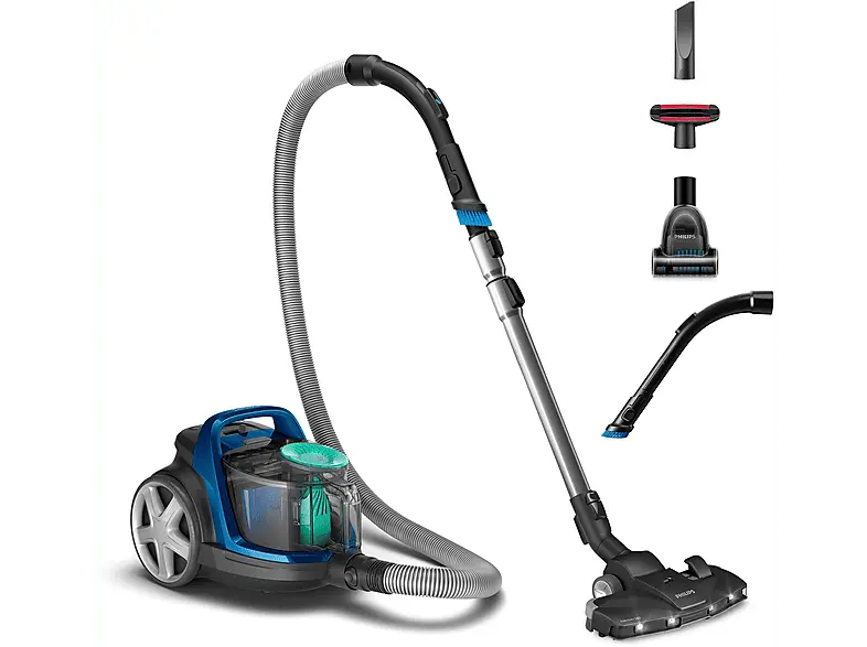 Philips FC9557/09 Staubsauger (77 dB(A), maximale Leistung: 900 Watt, Hochglanzschwarz)