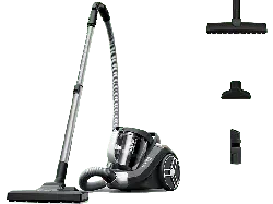 Rowenta Compact Power XXL Parkett RO4B36 Staubsauger ohne Beutel (69 dB(A), maximale Leistung: 900 Watt, Schwarz)