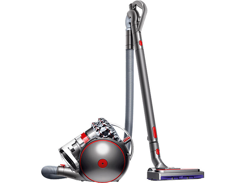 Dyson Cinetic Big Ball Absolute 2 Bodenstaubsauger ohne Beutel (80 dB(A), maximale Leistung: 700 Watt, Grau, Rot)