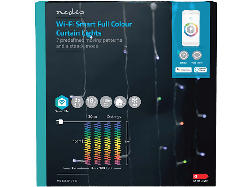 Nedis SmartLife WLAN LED Lichterkette, 3x 3m, 180 LED's, RGB; LED-Lichterkette