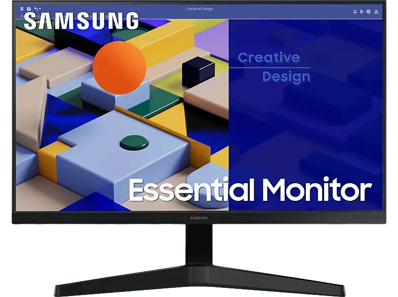 Samsung Essential Monitor LS24C310EAUXEN, FHD, 24 Zoll, 75Hz, 5ms, 250cd, IPS, Schwarz
