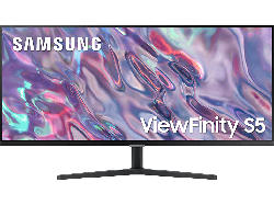 Samsung Monitor ViewFinity S5, QHD, 34 Zoll, 100Hz, 1ms MPRT, 300cd, VA-Panel, HDR10, Schwarz