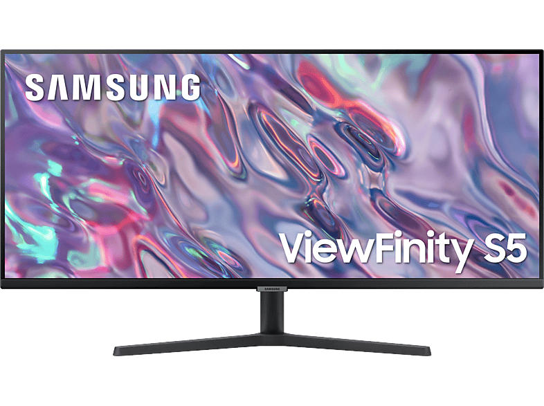 Samsung Monitor ViewFinity S5, QHD, 34 Zoll, 100Hz, 1ms MPRT, 300cd, VA-Panel, HDR10, Schwarz