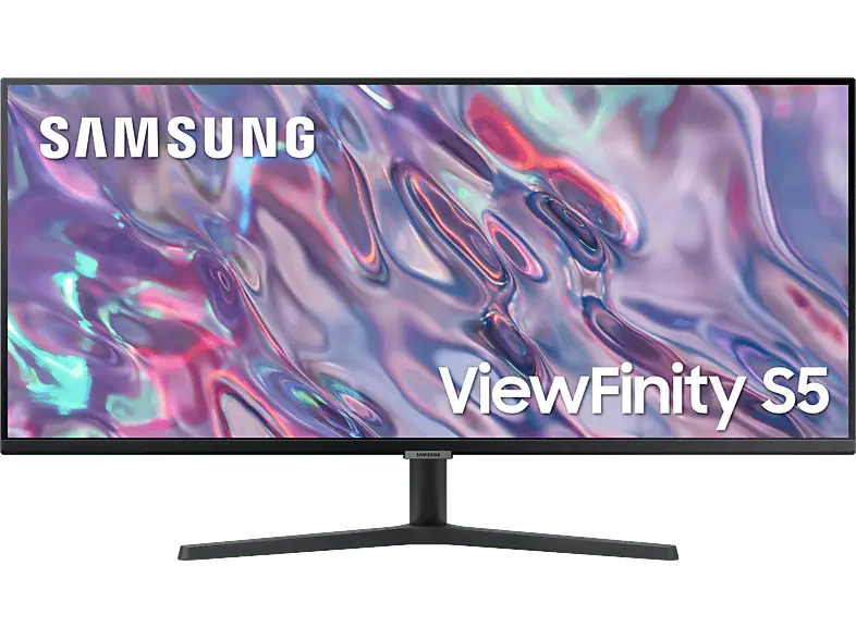 Samsung Monitor ViewFinity S5, QHD, 34 Zoll, 100Hz, 1ms MPRT, 300cd, VA-Panel, HDR10, Schwarz