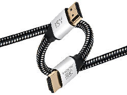 ISY HDMI Kabel Ultra High Speed, 3 Meter, Schwarz