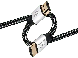 ISY HDMI Kabel Ultra High Speed, 3 Meter, Schwarz