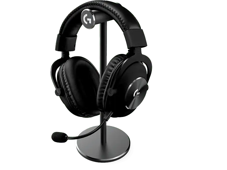 LOGITECH G Bundle, pro X Gaming Kopfhörer, inkl. Headset Ständer, Schwarz; Gaming Headset