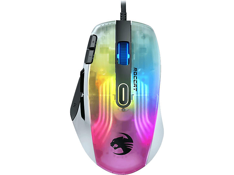 Roccat Gaming Maus Kone XP, USB, 19000 dpi, Titan Switch Optical, RGB-LED, Arctic White