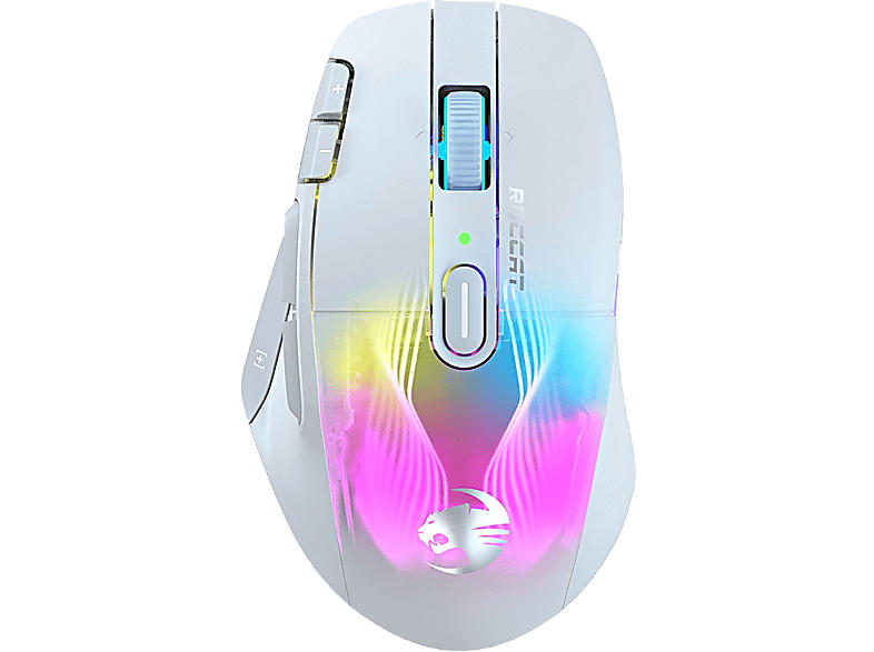 Roccat Gaming Maus Kone XP Air, USB/Bluetooth, 19000 dpi, 1000Hz , RGB-LED, Arctic White