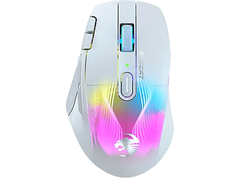 ROCCat Gaming Maus Kone XP Air, USB/Bluetooth, 19000 dpi, 1000Hz , RGB-LED, Arctic White