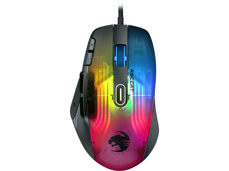 Roccat Gaming Maus Kone XP, USB, 19000 dpi, Titan Switch Optical, RGB-LED, Ash Black